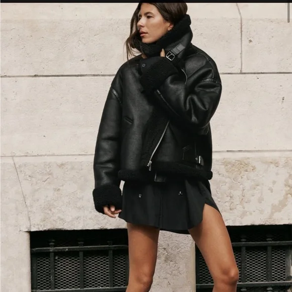 NWT faux leather jacket - Picture 5 of 6